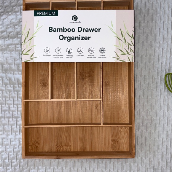 Premium Bamboo Drawer Organizer by - Picture 7 of 7